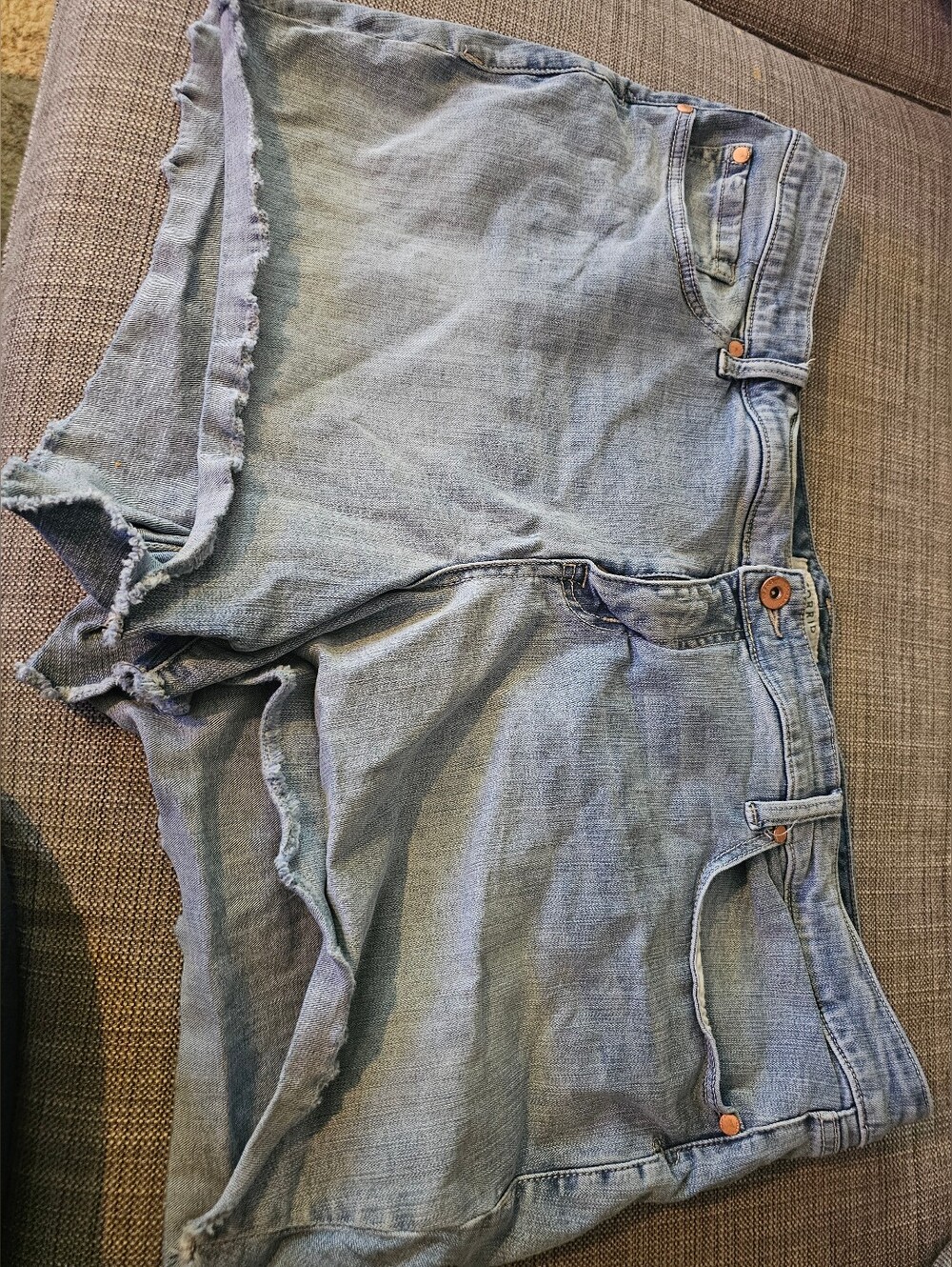 Torrid Light Wash Denim Shorts Plus Size 26